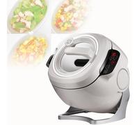 Robot culinaire professionnel, 2000 W, 6 L, cuisson électrique, rotation à 360°, démarrage intelligent en un clic, trois vitesses réglables, pour sautés, mijotés et cuisson