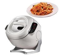 Robot culinaire professionnel, appareil de cuisson automatique intelligent de 6 L, chauffage 3D intégral, réglage de la température du récipient de cuisson sur 3 niveaux, idéal pour les restaurants