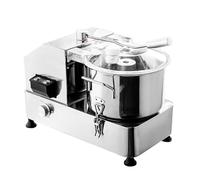Robot culinaire professionnel for viande et légumes, robot culinaire professionnel en acier inoxydable, hachoir à légumes électrique robuste avec contrôle de vitesse variable(9L)
