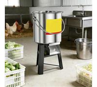 Robot d'alimentation pour volaille - Hachoir électrique multifonction avec lames en acier inoxydable pour hacher efficacement le maïs, les pommes de terre et la citrouille - 1800 W