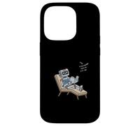 Robot de Bureau Lecture IA Codage Humour Coque pour iPhone 14 Pro