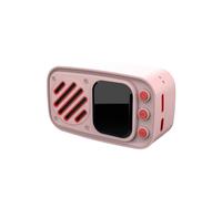 Robot de Chat AI avec Haut-Parleur Rétro, Écran 2 Pouces, ESP32-S3, Chatbot, Robot de Chat Vocal AI, Doubao Xiaozhi, Haut-Parleur AI, Rose.