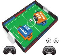 Robot de combat télécommandé avec Arena, duel de football RC 2 joueurs | Kit robot de football interactif : télécommandes 2,4 GHz, 2 balles, 2 buts et batterie - Jeu familial MINT pour enfants