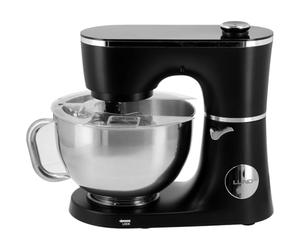 Robot de cuisine 2000 W avec bol en acier inoxydable de 6 l, programmes automatiques, système de mélange planétaire, minuterie numérique, machine à pâte, polyvalent, performance professionnelle
