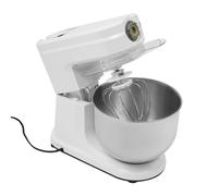 Robot de cuisine 3 en 1, mixeur multifonction, avec 6 ventouses, protection anti-éclaboussures, bol mélangeur de 6 l, récipient à jus de 1,5 l, pour cuisines, restaurants, boulangeries, blanc