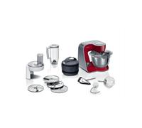 Bosch Serie 4 MUM5X720 robot de cuisine 1000 W 3,9 L Rouge, Argent Balances intégrées