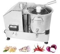 Robot de cuisine commercial électrique à haute efficacité en acier inoxydable multifonction pour fruits, noix, céréales, viande, légumes