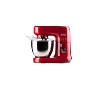 Robot de cuisine DOMO - Rouge 4,5L - Blender, coupe légumes, fouet, crochets et batteur