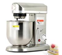 Robot de cuisine électrique, 3 vitesses, pour les préparations maison | Bol en acier inoxydable de 5 L, 3 vitesses réglables, idéal pour pétrir et travailler en cuisine