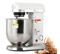Robot de cuisine électrique, 3 vitesses, tête inclinable | Capacité de 7 L, alimentation 110 V, 3 vitesses réglables, tête inclinable pour une utilisation en cuisine