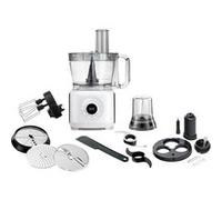 Robot de Cuisine Électrique Multifonctionnel 12-en-1 Malaxeur, Mixeur, Hachoir, Adler, AD4224, 2000, Blanc/Noir Blanc/Noir G