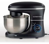 Robot de cuisine GOURMETmaxx Fonction pétrissage et mélange Robot de cuisine puissant Bol en acier inoxydable 5l Entraînement direct Accessoire pour mélanger Crochet à pétrir Fouet