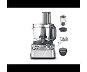 Robot de cuisine Kenwood FDM72.990SS, Bol 3L Inox, Blender 1.5L, Balances intégrées, 2 Vitesses, Pulse, Centrifugeuse 1.5L, Râpe, Fouet, 265x200x400mm