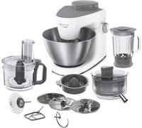 Robot de cuisine Kenwood KHH322WH, boîtier en plastique, 1000 watts, cuve de 4,3 l, accessoire mixeur sur pied, accessoire presse-agrumes, accessoire centrifugeuse, vitesses réglables en continu