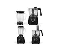 Robot de cuisine multifonction - - 600 W - 1,5 L - 6 accessoires inclus
