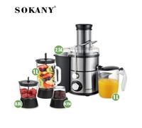 Robot de cuisine multifonction - SOKANY - SOKANY01021 - 5-en-1 - 1200W - 2 vitesses + Pulse