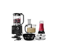 Robot de cuisine multifonction - Velaire - 1200 W - Bol 2 l - Mixeur 1,75 l - 6 programmes