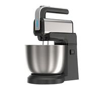 Robot de Cuisine Multifonctions 300 W Ensemble Batteur Électrique à Main et Sur Socle 3,5 L avec Bol en Acier Inoxydable 5 Vitesses