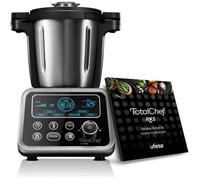 Ufesa Totalchef RK5 Robot de cuisine avec plusieurs programmes de cuisson, 1700 W de puissance, écran LCD, carafe avec 3,5 L de capacité, avec livre de recettes et balance intégrée