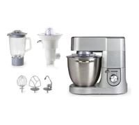 DOMO Robot de cuisine Pro DO9079KR 1500 W 6,7 L Vitesse variable avec Pulse Gris