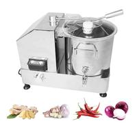 Robot de cuisine professionnel en acier inoxydable, hachoir à viande professionnel, coupe légumes amovible et réglable (12 l)