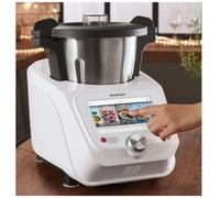 Robot de Cuisine - SilverCrest - Monsieur Cuisine Connect SKMC 1200 B2 - 1200W - 10 Fonctions - Blanc