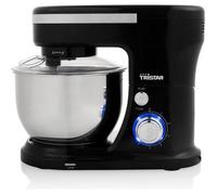 Robot de cuisine Tristar MX-4837 1000 W Noir - Bol en inox 4L - 6 réglages de vitesse - Fonction pulse