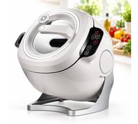 Robot De Cuisson Multifonctionnel 6L, Marmite À Sauté Automatique | Avec Cuve Intérieure Amovible Antiadhésive, Agitation Du Tambour À 360°, For Plats Cuits À Vapeur