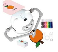 Robot de Dessin - Jouet Éducatif | Robot-Jouet avec 100 Cartes et 12 Marqueurs | pour Anniversaire Maison École Salle de Jeux Fête 3-10 Ans Adolescents Garçons
