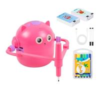 Robot de dessin - Machine de peinture éducative avec guidage vocal | Robot d'apprentissage artistique créatif pour garçons et filles de 5 ans et plus, avec 12 stylos de couleur, cartes et ensemble de