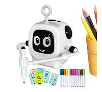 Robot De Dessin - Robot Artistique Intelligent Rechargeable, Jouet De Dessin avec Marqueurs Et Cartes, Compagnon d'apprentissage STEM, Outil Éducatif Pratique Créatif DIY | pour