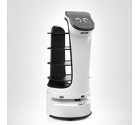 Robot de livraison de nourriture Voice-Command - Contrôle par application/écran tactile - Service intelligent pour cafés, bureaux, hôtels