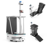 Robot de manutention des ordures, déménageur autonome haute capacité avec détection de l'environnement et navigation automatique