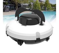 Robot de nettoyage de piscine sans fil avec escalade murale, brosses à 360°, surveillance des débris, fonctionnement à un bouton