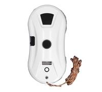 Robot de Nettoyage de Vitres, 5600 Pa, Détection de Bord avec Télécommande, Pulvérisation d'eau Automatique de 35 ML, Corde Sûre, Robot Lave-vitre pour Fenêtres, Carrelage,