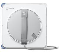 ECOVACS WINBOT W2S Robot Nettoyeur de Vitres, Nettoyage intelligent bord à bord avec brosse TruEdge™, pulvérisateur d'eau 3 jets