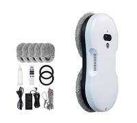 Robot De Nettoyage Par Pulvérisation D'eau, Lave-vitre Électrique, Nettoyeur Vitres Automatique, Télécommande, Aimant Intelligent Anti-chute Nettoyage Facile Efficace(HCR-9 Plus)