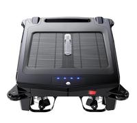 Robot de nettoyage pour piscine - Écumoire automatique de surface avec deux modes de charge, 2 options de vitesse, évitement automatique des obstacles, panier de collecte des déchets de 3,4 l pour