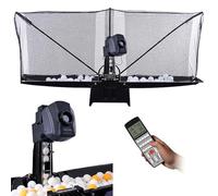 Robot de ping Pong, Machine à balles de Robot de ping-Pong avec Filet, pour l'entraînement Individuel et sans Collecte Manuelle des balles