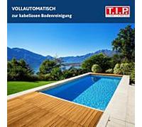 Robot de piscine à batterie TIP - Piscine de 80 m², 4 600 l/h, autonomie de 80 min, système de buses à jet, R8 AKKU, 30469