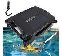 Robot de piscine automatique avec panneau solaire - Design à double moteur pour un écumage efficace et une utilisation facile