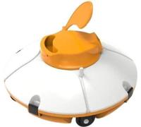 Robot de piscine - Bestway - Frisbee - Autonome - nettoyage fond plat - 5x3m max - Orange