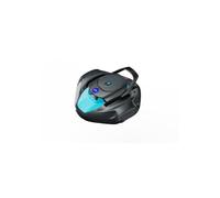 Robot de piscine GRE Moovo TM 90 sans fil pour piscine hors-sol Noir bleu turquoise