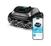 Robot de Piscine Sans Fil C1 Nettoyage Automatique du Fond, des Parois et Ligne d'Eau avec Application Mobile