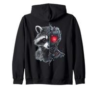 Robot De Raton Laveur Cyborg AI Ratcoon Robotic Raccoon Sweat à Capuche