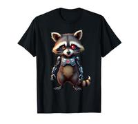 Robot De Raton Laveur Cyborg AI Ratcoon Robotic Raccoon T-Shirt