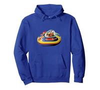 Robot de Science-Fiction Sweat à Capuche, Unisexe pour Adultes, Bleu Royal, S