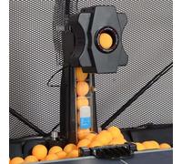Robot de tennis de table automatique avec 9 balles rotatives, vitesse réglable de 4 à 40 m/s, filet de collecte inclus pour l'entraînement en solo