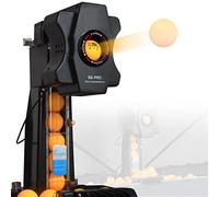 Robot de Tennis de Table Machine à Balles de Ping-Pong - Lanceur de Tennis de Table Multi-Rotation avec Filet de Recyclage de Balles