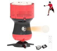 Robot de tennis de table, machine automatique de ping-pong avec contrôle sans fil et lancement automatique, entraîneur portable pour gymnases, écoles, maison, comprend 100 balles